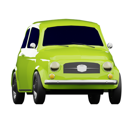 Fiat Car  3D Icon