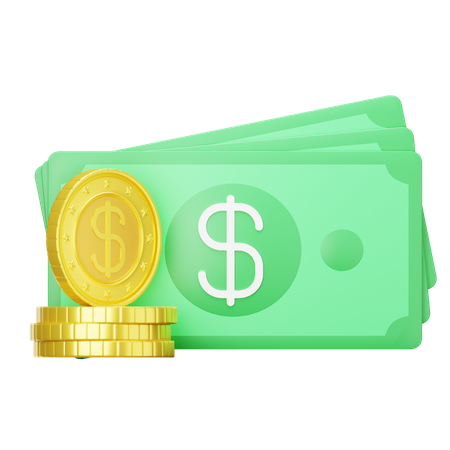 Fiat Currency  3D Icon