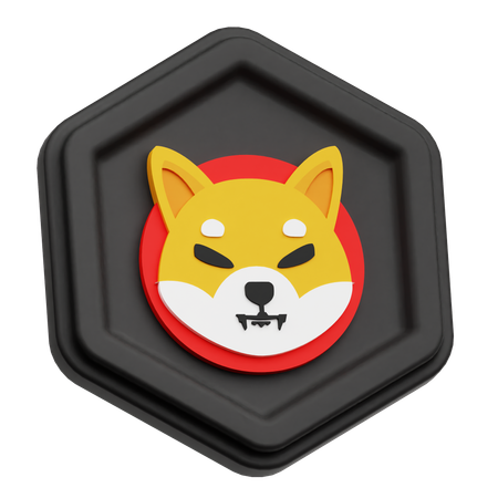 Ficha de shiba inu  3D Icon