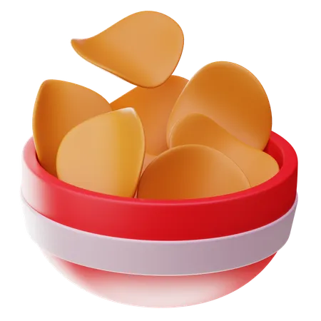 Salgadinhos  3D Icon