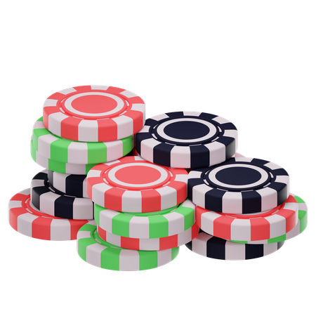 Fichas de casino  3D Icon