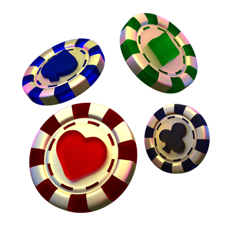 Fichas de casino  3D Icon