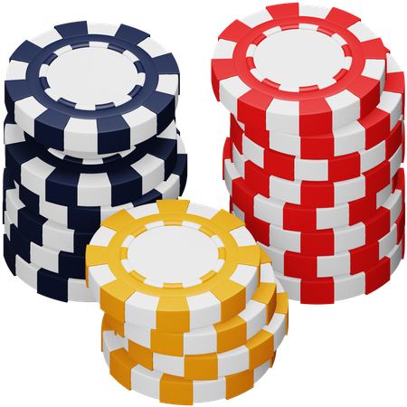Fichas de casino  3D Icon