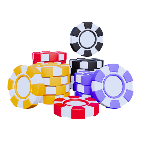 Fichas de juego  3D Icon