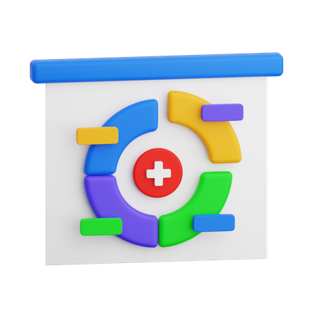 Charte médicale  3D Icon