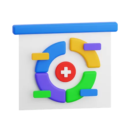 Charte médicale  3D Icon