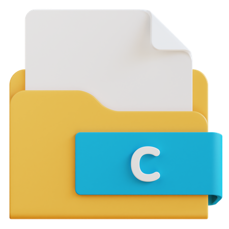 Fichier c  3D Icon