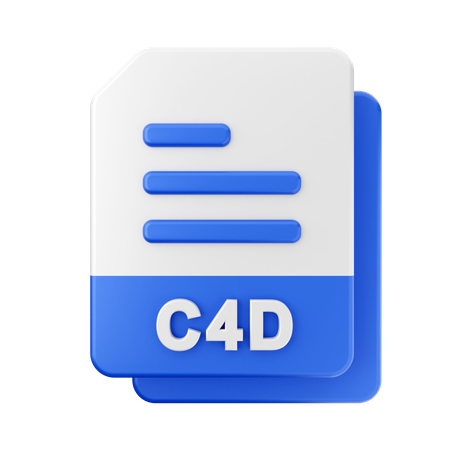 Fichier c4d  3D Icon