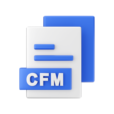 Fichier cfm  3D Illustration