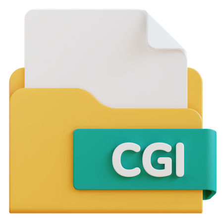 Fichier cgi  3D Icon