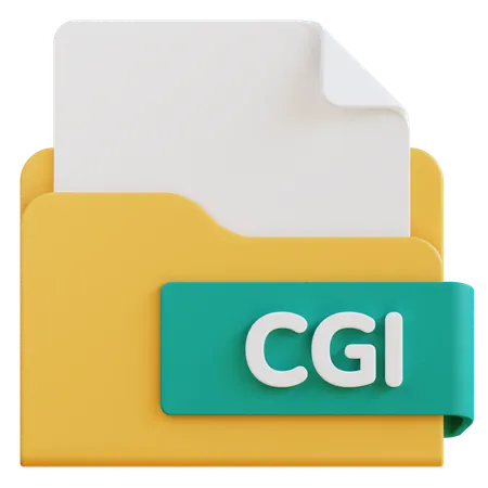 Fichier cgi  3D Icon