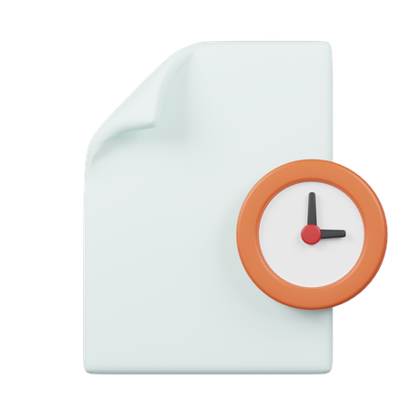 Fichier chronométré  3D Icon