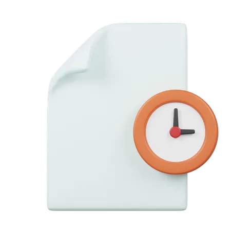 Fichier chronométré  3D Icon