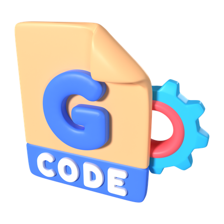 Fichier de code g  3D Icon