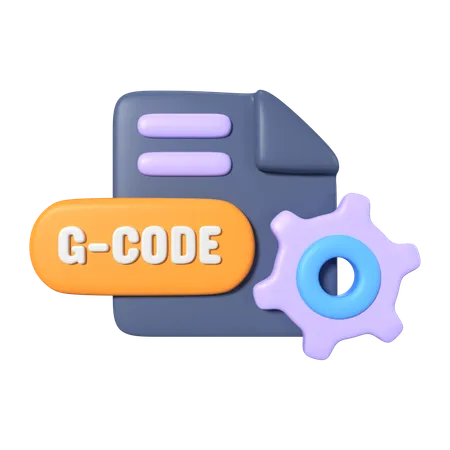 Fichier de code g  3D Icon