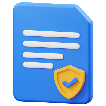 Dossier de protection  3D Icon