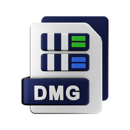 Fichier dmg  3D Illustration