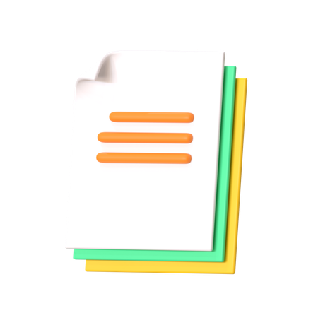 Classer un document  3D Icon