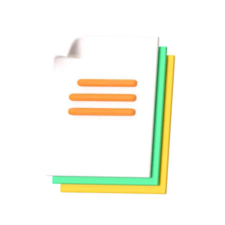 Classer un document  3D Icon