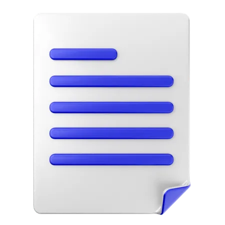 Classer un document  3D Icon