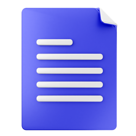 Classer un document  3D Icon