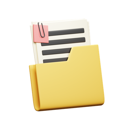 Classer un document  3D Icon