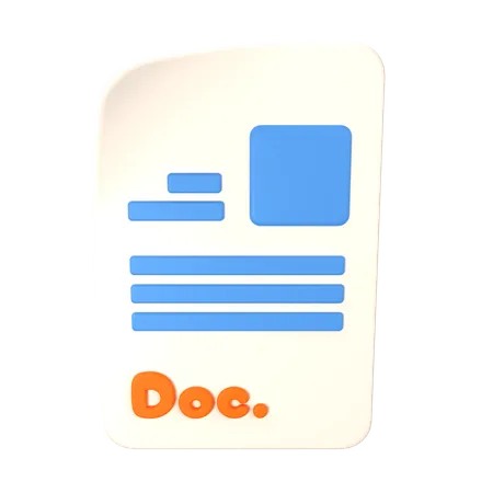 Classer un document  3D Icon