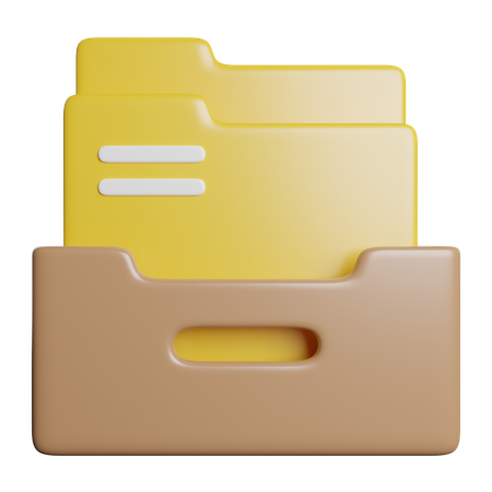 Dossier de fichiers  3D Icon