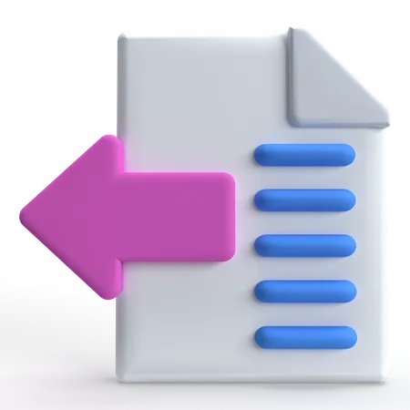 Fichier envoyer  3D Icon