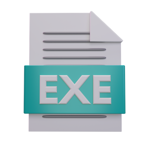 Fichier exe  3D Icon