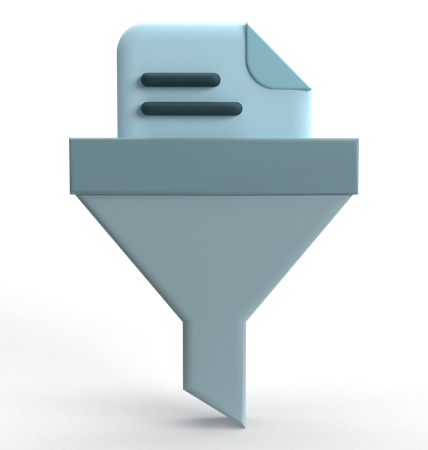 Filtre de fichiers  3D Icon