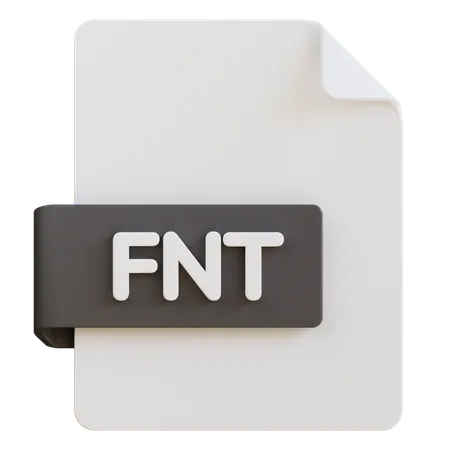 Fichier fnt  3D Icon