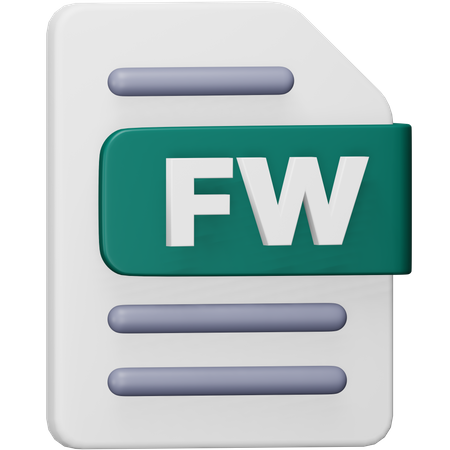 Fichier fw  3D Icon