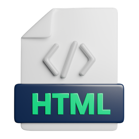 Fichier HTML  3D Icon