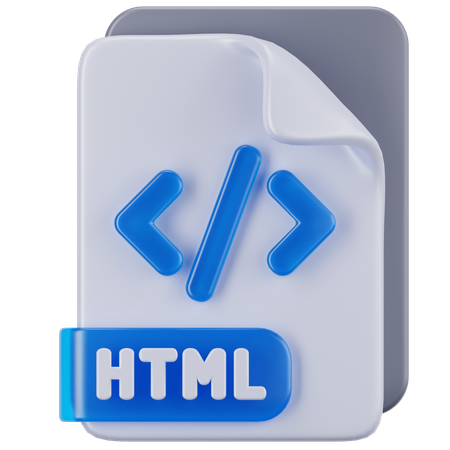 Fichier HTML  3D Icon