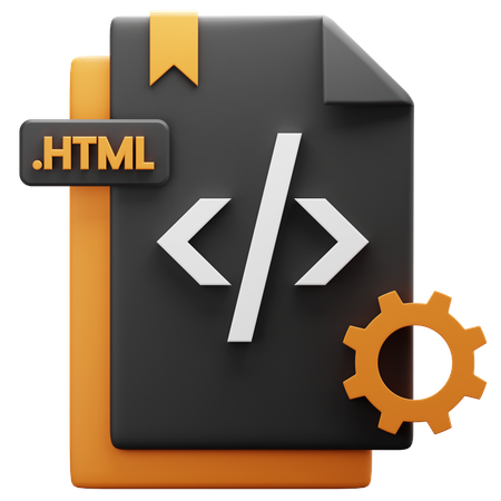 Fichier HTML  3D Icon