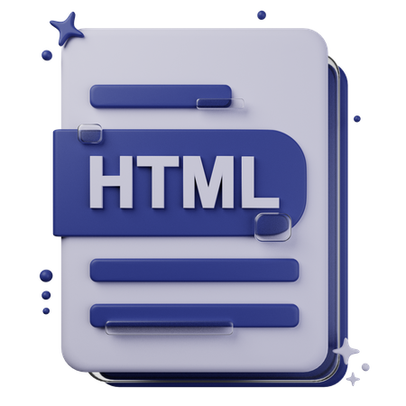 Fichier HTML  3D Icon