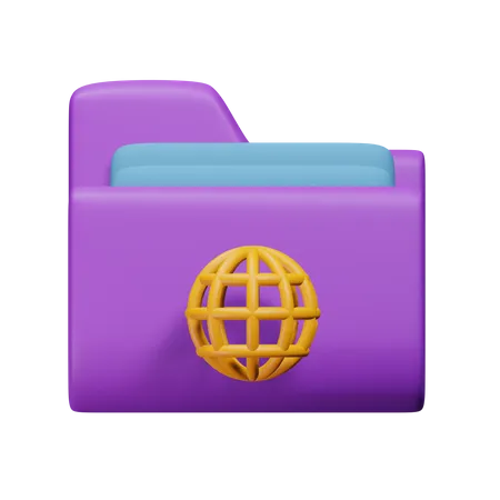 Fichier Internet  3D Icon
