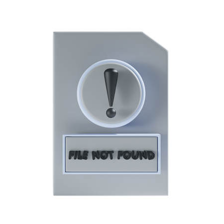Fichier introuvable  3D Icon