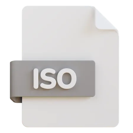 Fichier iso  3D Icon