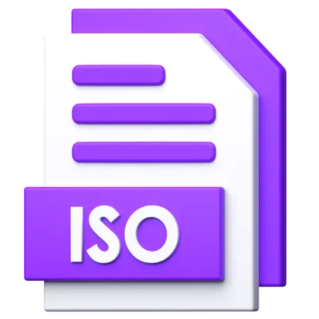 Fichier iso  3D Icon