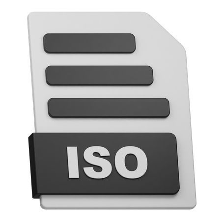 Fichier iso  3D Icon