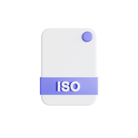 Fichier iso  3D Icon