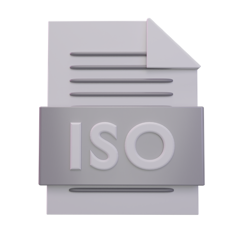 Fichier iso  3D Icon