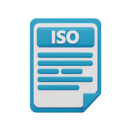 Fichier iso  3D Icon