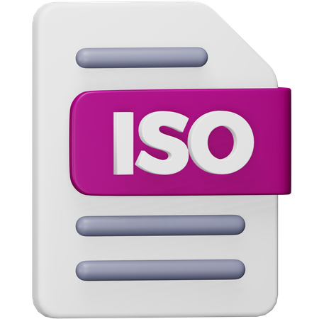 Fichier iso  3D Icon