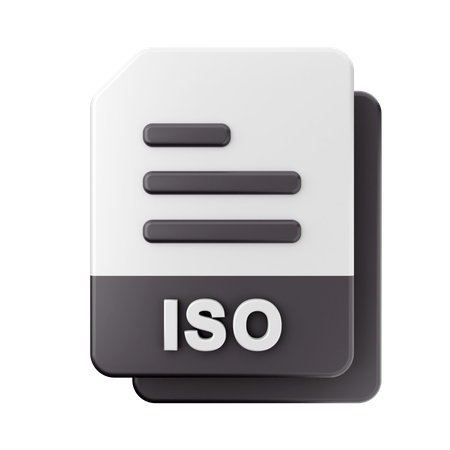 Fichier iso  3D Icon