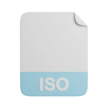 Fichier iso  3D Icon