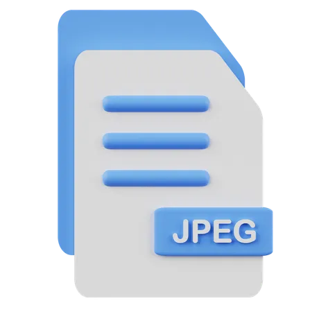 Fichier jpeg  3D Icon