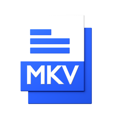 Fichier mkv  3D Icon